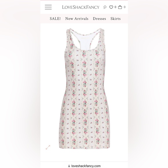 LoveShackFancy Natori Mini Dress - Picture 4 of 7